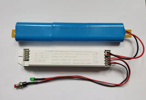 Kit de controlador de batería de emergencia para lámparas LED de 3-30 W 100% brillo