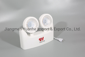 Elegante luz de emergencia LED de dos cabezales/puntos gemelos