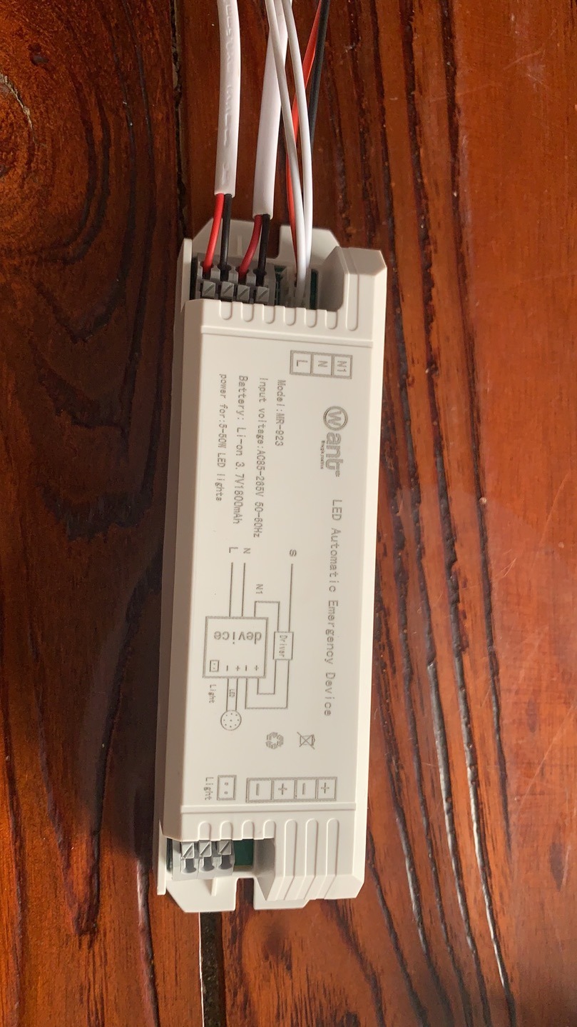 Kit Batería Driver Emergencia para Lámparas LED 5-50 W Interior