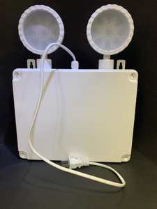 Lámpara de cabezas gemelas a prueba de agua IP65 a prueba de agua con batería personalizada recargable LED